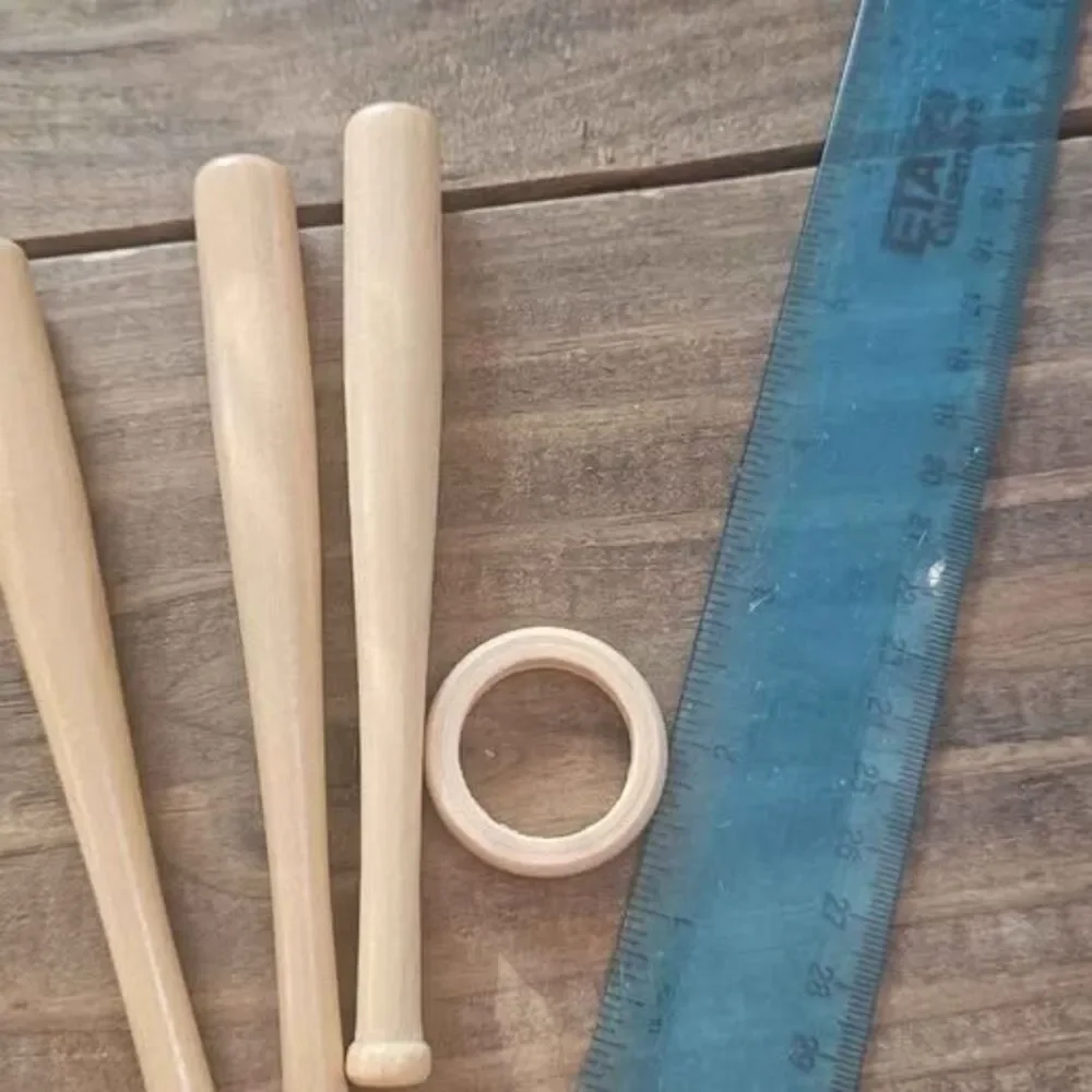 Mini Baseball Bat Baseball Stand Wood Display